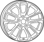 Image of Wheel image for your 2021 Ram 1500 Classic Warlock Extended Cab Pickup Fleetside 3.6L Pentastar V6 FLEX A/T 4WD 