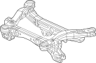 4877620AD Suspension Subframe Crossmember (Rear)