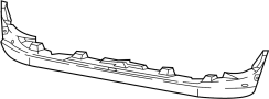 68248765AC Radiator Support Air Deflector (Front, Lower)