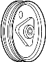 5072441AA Power Steering Pump Pulley