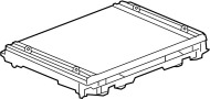 1BT701DHAD Interior Quarter Panel Trim Panel Storage Compartment