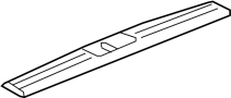 1BU31DK7AC Liftgate Trim Scuff Plate (Rear)