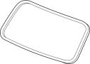 732263A0J01 Back Glass Weatherstrip (Rear)