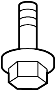 View Spare Tire Carrier Winch Bolt Full-Sized Product Image 1 of 1