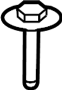 68340509AA Bumper. Screw. Cover. (Upper)