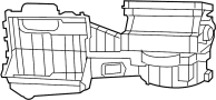 68004207AA HVAC Unit Case