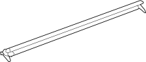 68139994AB Liftgate Glass Seal (Lower)