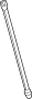 68068261AA Back Glass Lift Support