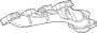 53011508AE Exhaust Manifold