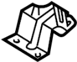 55175096 Hood REINFORCED plate.