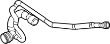 View Radiator Coolant Hose (Lower) Full-Sized Product Image 1 of 8