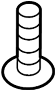 View Radio Antenna Base Screw (Front) Full-Sized Product Image 1 of 1