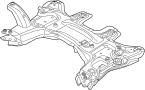 Crossmember. Suspension. Engine Cradle. Subframe. (Front). Engine Cradle. Part has.