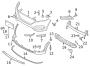 Diagram FRONT BUMPER & GRILLE. BUMPER & COMPONENTS. for your 2017 Hyundai Tucson Limited 1.6L Gamma AWD