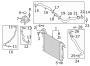 Diagram RADIATOR & COMPONENTS. for your Hyundai