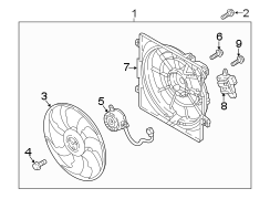 Fan. Cooling. Engine. Blower. Dual Radiator and.