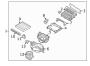 Diagram AIR CONDITIONER & HEATER. BLOWER MOTOR & FAN. for your 2010 Hyundai Genesis Coupe