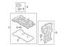 Diagram ENGINE / TRANSAXLE. VALVE & TIMING COVERS. for your 2020 Hyundai Tucson SE