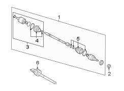 CV Axle Assembly (Right)