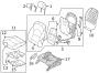 Diagram SEATS & TRACKS. DRIVER SEAT COMPONENTS. for your Hyundai