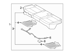 Seat Cushion Foam (Rear)