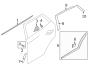 Diagram REAR DOOR. EXTERIOR TRIM. for your 2003 Hyundai XG300/350