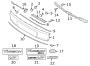 Diagram LIFT GATE. EXTERIOR TRIM. for your 2017 Hyundai Tucson