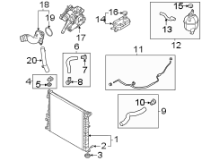 Engine Coolant Overflow Hose