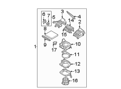 HVAC Recirculation Door Actuator Lever