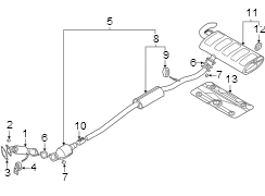 Exhaust Muffler (Front)