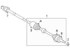 CV Axle Assembly (Right)