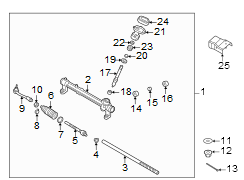 Steering Coupling Boot (Upper)