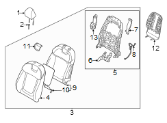 Seat Back Frame (Left, Front)