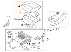 Temperature Controlled Seat Blower Motor (Front)