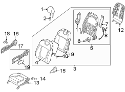 Seat Track Cover (Left, Front, Rear)