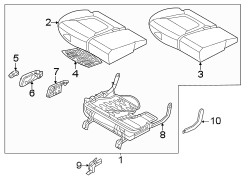 Seat Cushion Foam (Right)