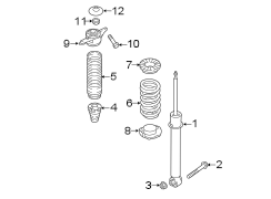 Bolt. Arm. Control. (Front, Rear, Lower). A Bolt used to secure a.