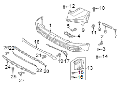 Bumper Trim (Left, Right, Rear, Upper, Lower)