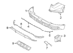 Bumper Splash Shield (Rear, Lower)