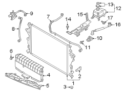 Expansion Tank. Tank Assembly - Reservoir. 