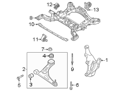 Suspension Control Arm (Left, Front, Lower)