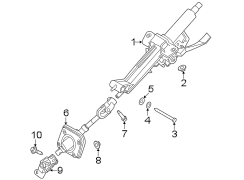 Image of Steering Column image for your 2010 Hyundai Elantra   