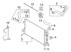 Image of Radiator image for your Hyundai Elantra  