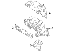 Catalytic Converter with Integrated Exhaust Manifold