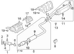 Exhaust Intermediate Pipe (Front)