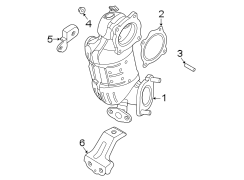 Catalytic Converter with Integrated Exhaust Manifold