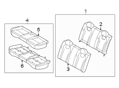 Seat Cushion Foam (Rear)