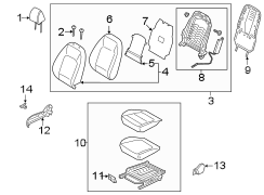 Seat Back Assembly (Right, Front)