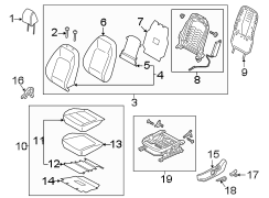 Seat Back Assembly (Left, Front)