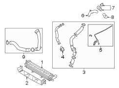 AIR GUIDE - INTERCOOLER. 